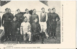 CPA NEPAL Our Indian Army Raphael Tuck Gurkhas Stationed At Hampton Court Palace June 1902 Coronation Of King Edward VII - Nepal