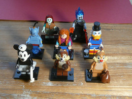 LOT 8 FIGURINE LEGO DISNEY SERIE 1 ET 2 DE 71024 ET 71012 MINNIE ANNA PICSOU GENIE  TIC ET TAC HADES SALLY NIGHTMARE - Figuren