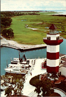 South Carolina Hilton Head Island Harbour Town Golf Course 18th Fairway & Lighthouse - Hilton Head