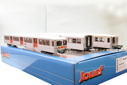 Jouef - Coffret 3 VOITURES RIB 70 Livrée Originale ép. IV / V SNCF Réf. HJ4152 Neuf NBO HO 1/87 - Wagons Voor Passagiers