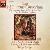 * 3LP Box *  Bach: WEIHNACHTS-ORATORIUM - KING'S COLLEGE CHOIR / ACADEMY OF ST.MARTIN-IN-THE-FIELD - Navidad