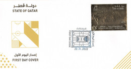 Opening Ceremony Of 2022 FIFA World Cup Soccer / Football At AL-BAYT Stadium - Official Limited FDC From Qatar Post - 2022 – Qatar