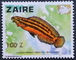 ZAIRE 1990 Stamp Surcharged. USADO - USED. - Gebruikt