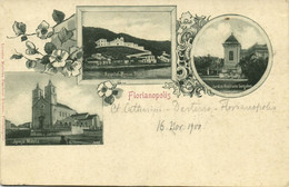 Brazil, FLORIANÓPOLIS, Hospital Menino Deus, Igreja Matriz (1900) Postcard - Florianópolis