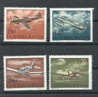 YUGOSLAVIA  YVERT  AEREO  55/58    MNH  ** - Poste Aérienne