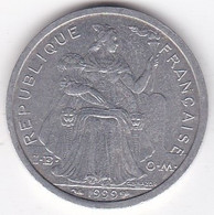 Polynésie Française . 2 Francs 1999, En Aluminium - Polynésie Française