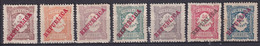 PORTUGAL - 1910 - SERIE COMPLETE TAXE YVERT N° 14/20 * MH - COTE = 20 EUR - Neufs