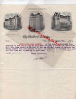 ETATS UNIS AMERIQUE- NEW YORK- LETTRE THE WALDORF ASTORIA-THE BELLEVUE STRATTFORD- 1912 - Estados Unidos