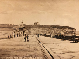 Lower Promenade & Holey Rock Sunderland 1924 Nice Used Photo Postcard To Estonia. - Sonstige & Ohne Zuordnung