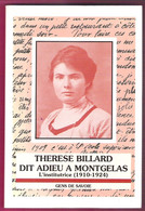 Thérèse Billard Institutrice Dit Adieu à Montgelas Massif Des Bauges En Savoie Collection Gens De Savoie - Alpes - Pays-de-Savoie