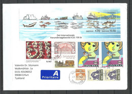 DENMARK 2020 Cover To Germany With Many Nice Stamps - Cartas & Documentos