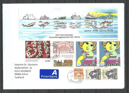 DENMARK 2020 Cover To Germany With Many Nice Stamps - Covers & Documents