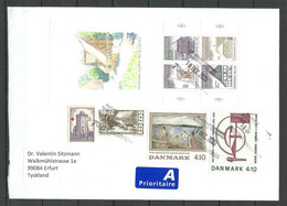 DENMARK 2020 Cover To Germany With Many Nice Stamps - Lettere