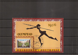 JO De Melbourne - 1956 ( Carte Commémorative D'Australie De 1956 à Voir) - Ete 1956: Melbourne