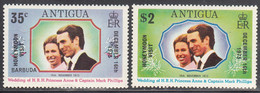 ANTIGUA  SCOTT NO 323-24  MNH  YEAR  1972 - 1960-1981 Autonomie Interne