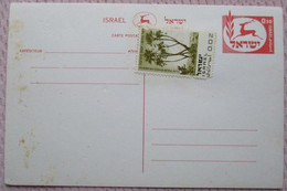 ISRAEL POSTAL AUTHORITY INLAND PREPAID POSTCARD POSTKARTE CARD ANSICHTSKARTE CARTOLINA CARTE POSTALE PC CP AK - Cartes-maximum