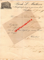 NORVEGE-NORGE-CHRISTIANA- RARE LETTRE BERNH L. MATHISEN-MANUFACTURFORRETNING - COGNAC 1894 - Autres & Non Classés