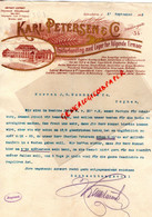 DANEMARK- KOBENHAVN- RARE LETTRE KARL PETERSEN- AMALIEGADE 34-  A MONNET COGNAC- 1903 - Autres & Non Classés