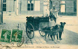 Sully Sur Loire * Attelage à Chiens , Le Boulanger * Métier Voiture à Chien Boulangerie Pain - Sully Sur Loire