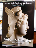 VATICAN 2022, FOLDER "ANTONIO CANOVA", 4 VATICAN TELEPHONE CARDS - Vatican