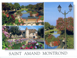 (18)  Saint Amand Montrond  (Cher) – Multi-vues  Le Canal  Les Jardin Du Musé - Saint-Amand-Montrond