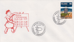 Enveloppe    ISLANDE    Service  Des   Phares    1979 - FDC