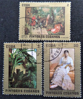 Timbres De Cuba 1976 Cuban Paintings  Y&T N° 1950_1951_1954 - Gebraucht