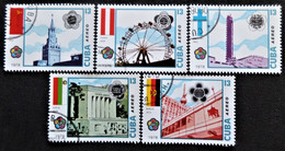 Timbres De Cuba 1978 Airmail - The 11th World Youth And Students' Festival  Y&T N° 292 à 296 - Poste Aérienne