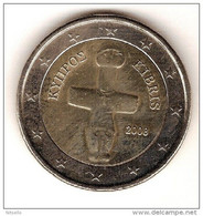 LOTE 1468B  ///   MONEDA DE 2 EURO  2008     CIRCULADA - Cyprus