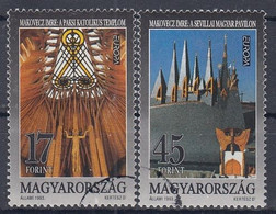HUNGARY 4241-4242,used,falc Hinged - Oblitérés