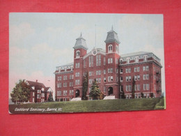 Goddard Seminary.  Barre Vermont > Barre     Ref 5849 - Barre