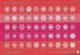Denmark Christmas Seal Full Sheet 1966 MNH** - Hojas Completas
