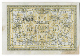 Noodgeld Herenthals 10 Centiemen 1915 - Other & Unclassified