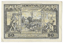 Noodgeld Herenthals 50 Centiemen 1915 - Altri & Non Classificati
