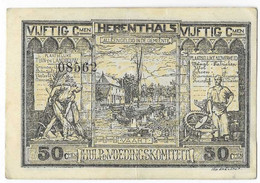 Noodgeld Herenthals 50 Centiemen 1915 - Altri & Non Classificati