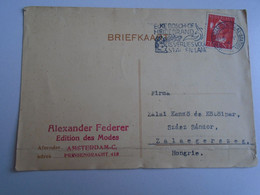 D191541  Postcard  Netherlands - Briefkaart - 1940 Amsterdam Central Station - Alexander FEDERER Edition Des Modes - Altri & Non Classificati