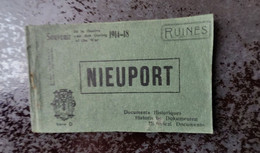 Nieuwpoort Souvenir De La Guerre 1914-18 Nieuport, Série D, 10 Postkaarten - Houthulst