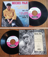 RARE French EP 45t RPM BIEM (7") MICHEL PAJE (1964) - Ediciones De Colección