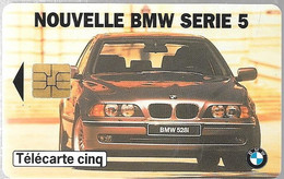 CARTE-PRIVEE-5U-12/95-GN202-SO3.JG-NOUVELLE BMW Serie 5-V°DN°-SérieA 5C017950-Neuve-TBE - - 5 Einheiten