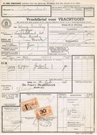 NS Spoorweg Vrachtbrief - Vlissingen 1936 1,5 Gld Geel + 30 Cent Geel - Chemins De Fer