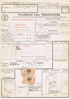 NS Spoorweg Vrachtbrief - Groningen 1936 35 Cent Geel > PAARTJE - Spoorwegzegels