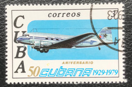 Cuba - C11/53 - (°)used - 1979 - Michel 2432 - Cubana De Aviacion - Gebraucht