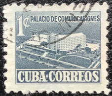 Cuba - C11/53 - (°)used - 1952 - Michel 16 - Communicatiegebouw - Toeslagzegel - Timbres-taxe