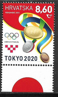 CROATIA CROATIE KROATIEN Olympics 2020 Serie/set, Neuf/mint/ungestemp - Eté 2020 : Tokyo