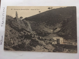 Cpa écrite En 1917, 03 Allier, Environs De Montluçon Source De Tizon, éd Pointud - Montlucon