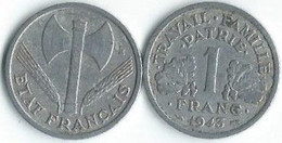 MM190 - FRANKRIJK - FRANCE - 1 FRANC 1943 - 1 Franc