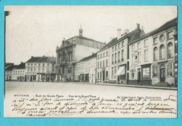 * Wetteren (Oost Vlaanderen) * (De Graeve En Zoon) Hoek Der Grote Plaats, Coin De La Grand'Place, Café Old, Rare - Wetteren