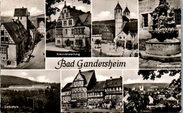 40709 - Deutschland - Bad Gandersheim , Kreisverwaltung , Zollschule , Markt , Mehrbildkarte - Gelaufen - Bad Gandersheim