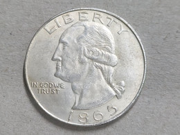 U.S.A-(1DOLLAR)-LIBERTY-(4)-(1865)-very Good - 1840-1873: Seated Liberty
