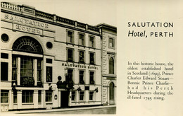 PERTHSHIRE - PERTH - SALUTATION HOTEL RP Prt163 - Perthshire